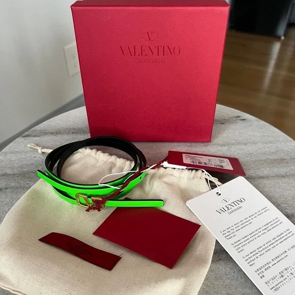 Valentino Garavani VLOGO skinny belt - Picture 7 of 10